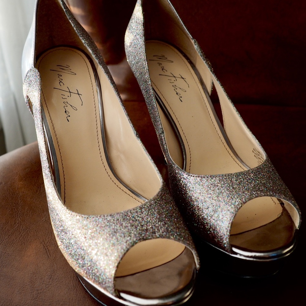 Marc Fisher Peeptoe Heels